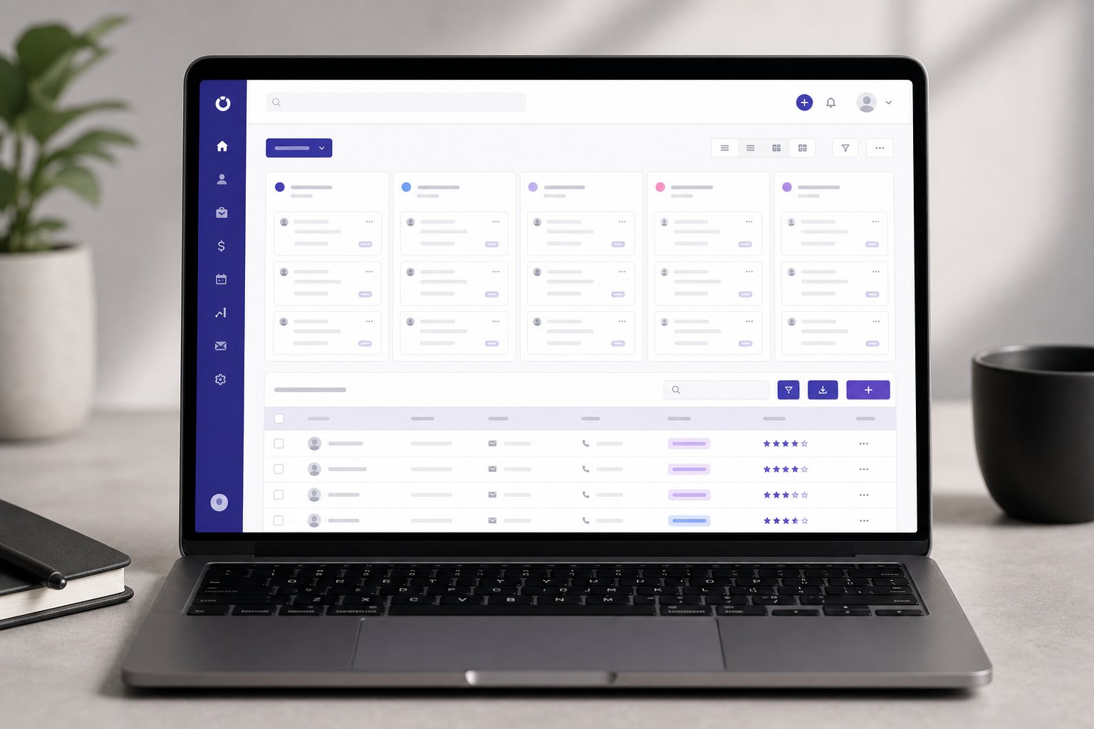 SaaS CRM Platform software project screenshot